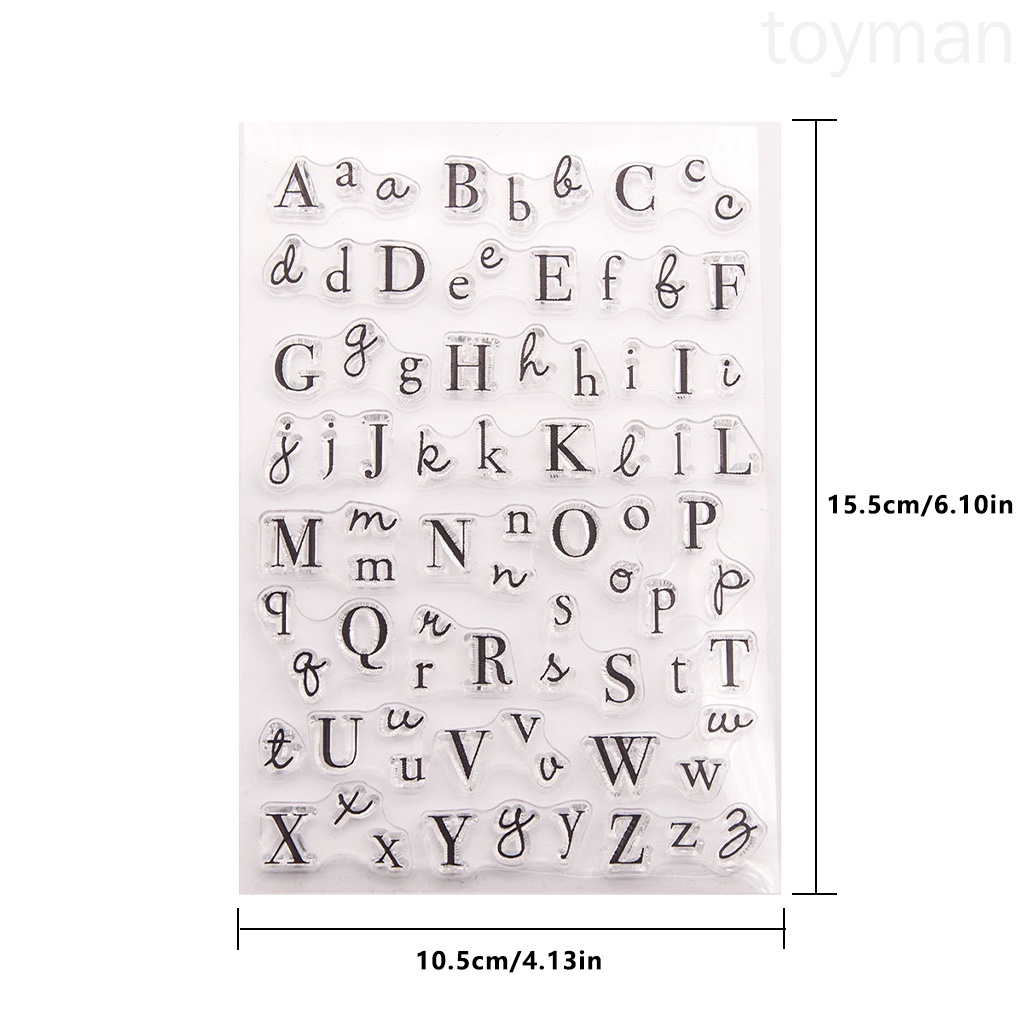 Con Dấu In Chữ Tiếng Anh Trang Trí Sổ Tay Diy