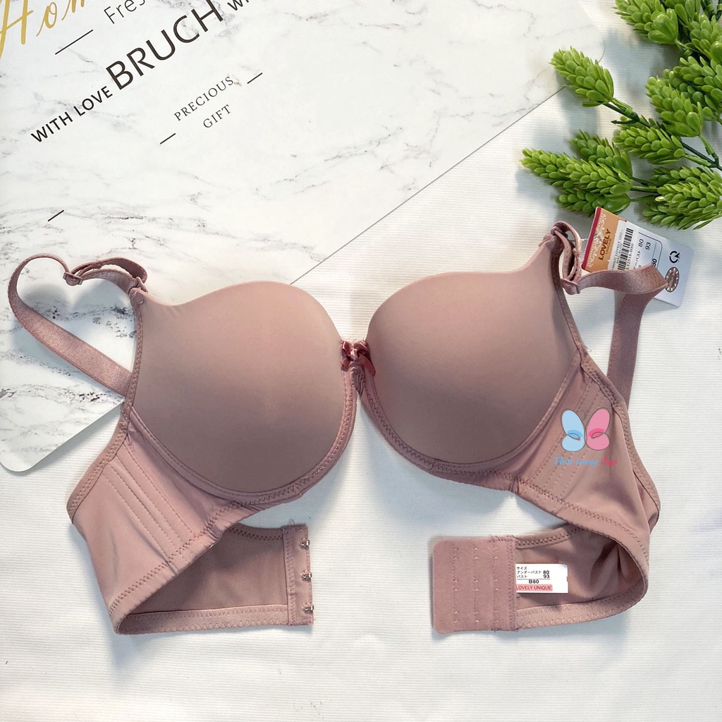 Áo ngực lovely trơn mút ép mỏng có gọng cài 3 - AL1251