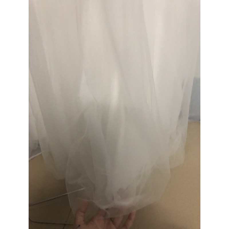 [Thanh Lý] Đầm cưới Poxi - mặc 1lần đãi bàn tầm 1 tiếng