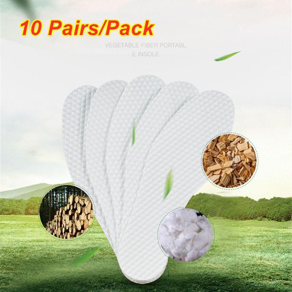 Set 10 Cặp Đế Lót Giày Dùng Một Lần Thoáng Khí Thoải Mái Cho Nam Và Nữ