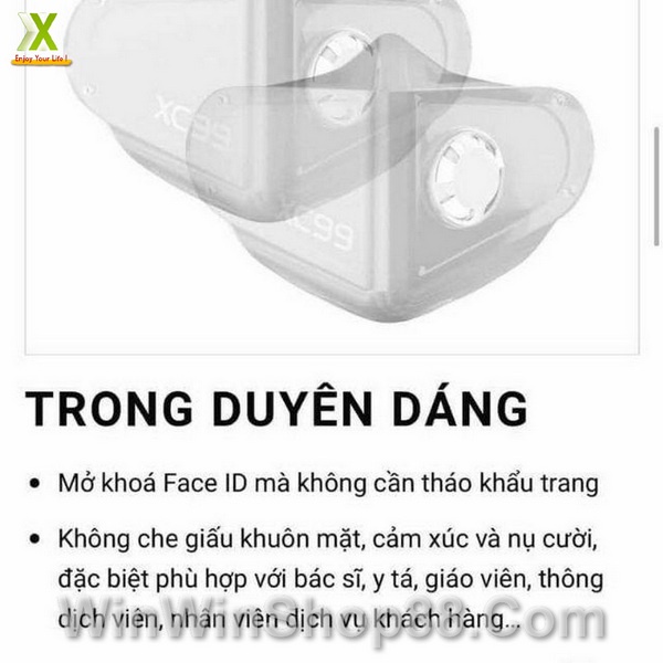 Khẩu trang Nhựa Trong Suốt nhựa dẻo Y Tế TPU | BigBuy360 - bigbuy360.vn