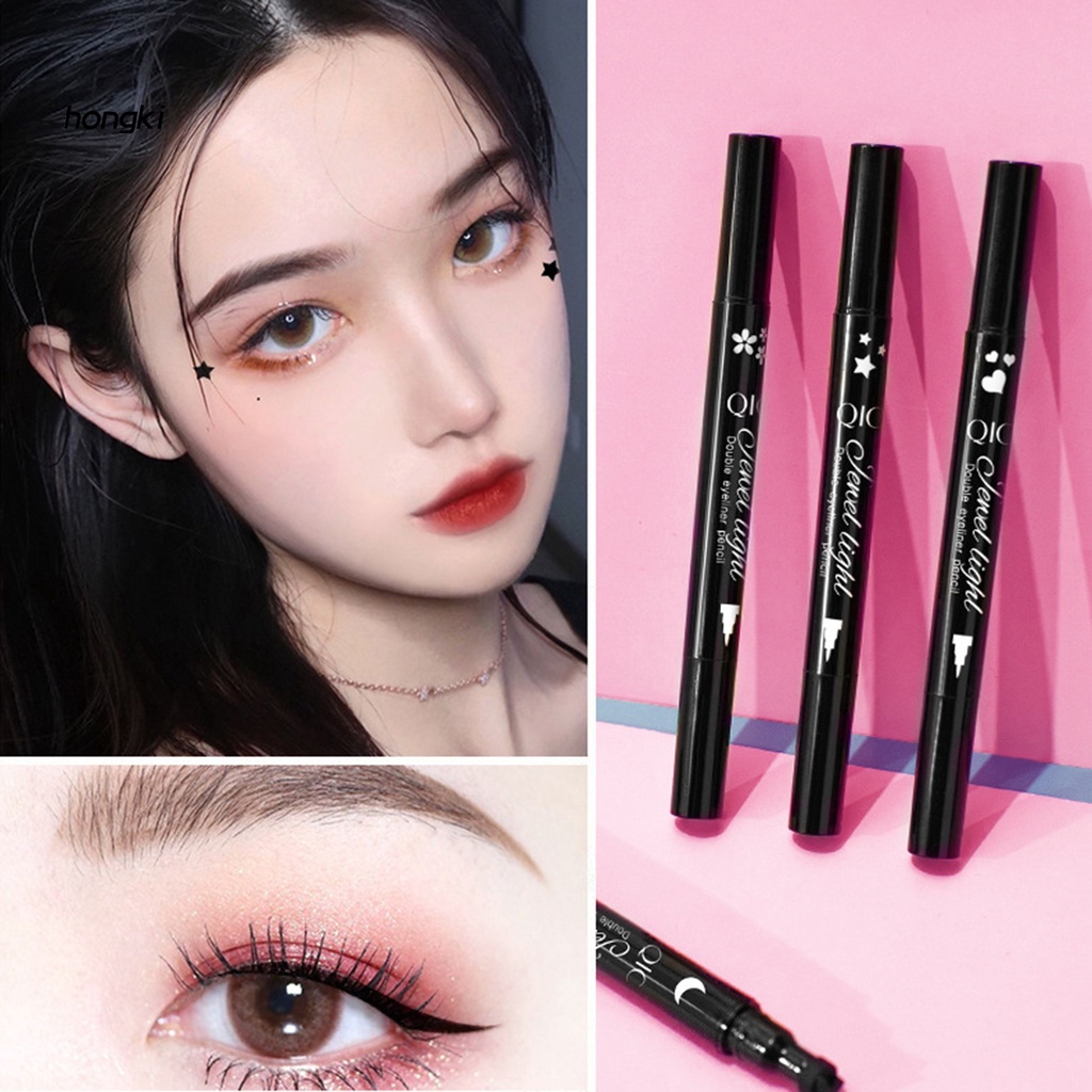 Bút kẻ mắt dạng lỏng hai đầu lâu trôi kèm con dấu dễ thương
 | BigBuy360 - bigbuy360.vn