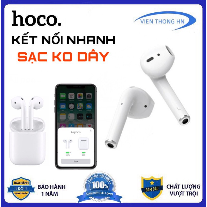 Tai nghe bluetooth hoco es49 - tai nghe không dây airpods 1:1 âm thanh siêu chuẩn hoco es49 - vienthonghn