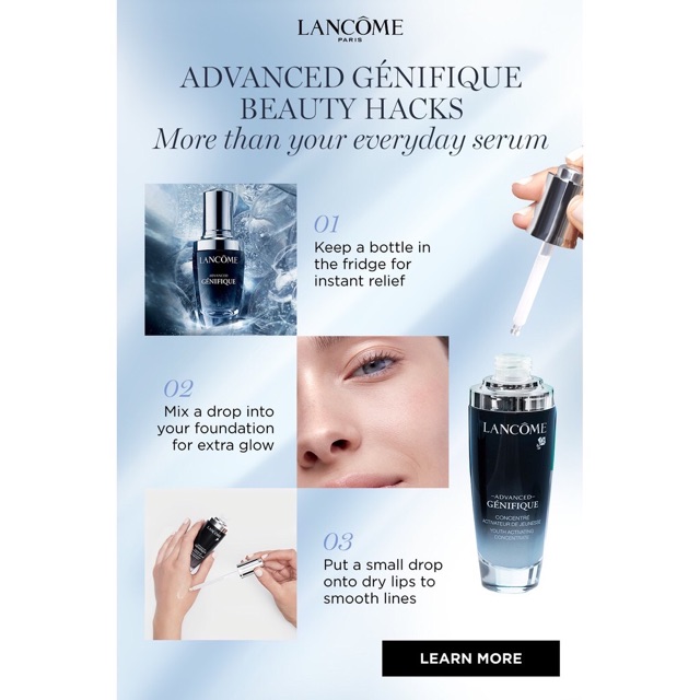 Tinh chất Lancome Advanced Genifique Youth Activating giúp trẻ hóa da