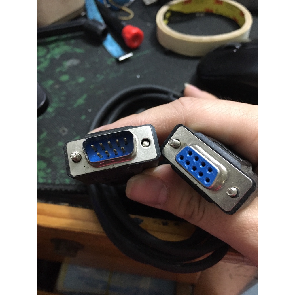 SALE ,XẢ KHO Dây cáp nối dài RS232, Com 9 chân db9 2m 1.5m 1,5m