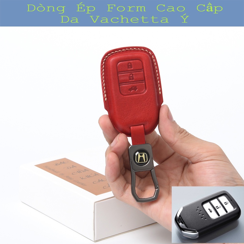 Ốp Chìa Khoá Honda CRV 💎Da Thật💎 Phụ Kiện Honda CRV Bọc Chìa Khoá Honda City Bảo Hành 2 Năm