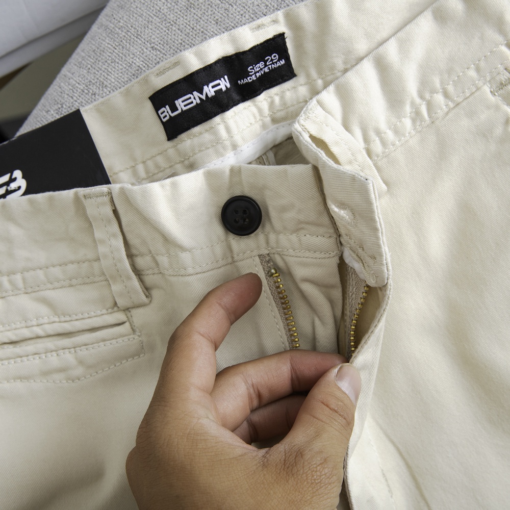 Quần short Kaki Garment co giãn, năng động, trẻ trung - Bubman