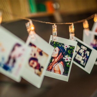 Dây đèn kẹp ảnh photo clip 5 mét dùng pin