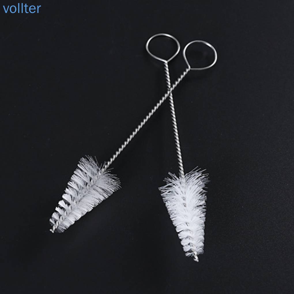 Bàn chải rửa bình nước bằng nylon và thép không gỉ tiện dụng cho nhà bếp