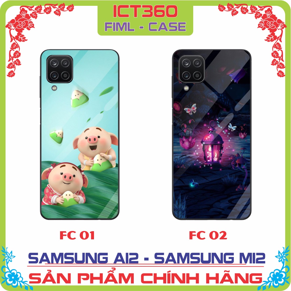 Ốp Lưng Kính Samsung A12, Samsung M12 - Nhận in ảnh theo yêu cầu