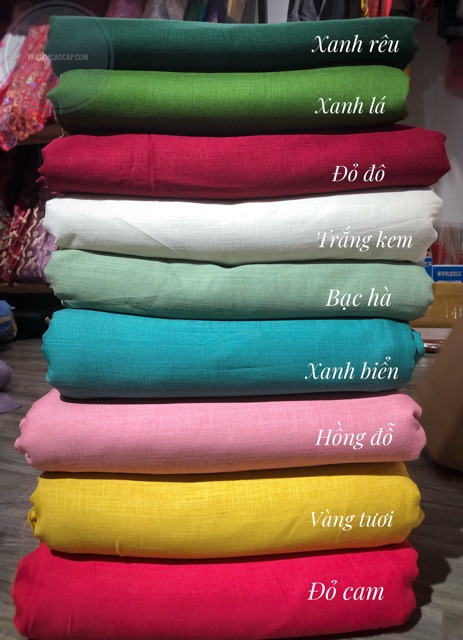 Vải Linen Xước