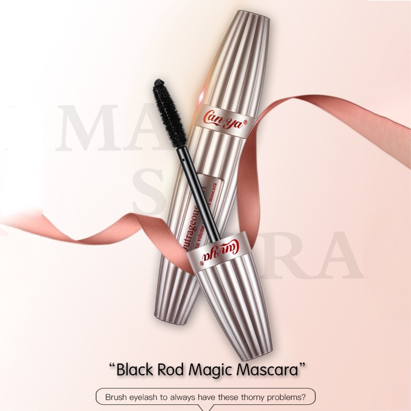 Mascara Sợi Tơ 4D Nối Dài Làm Dày Lông Mi Lâu Trôi Kháng Nước Không Nhòe