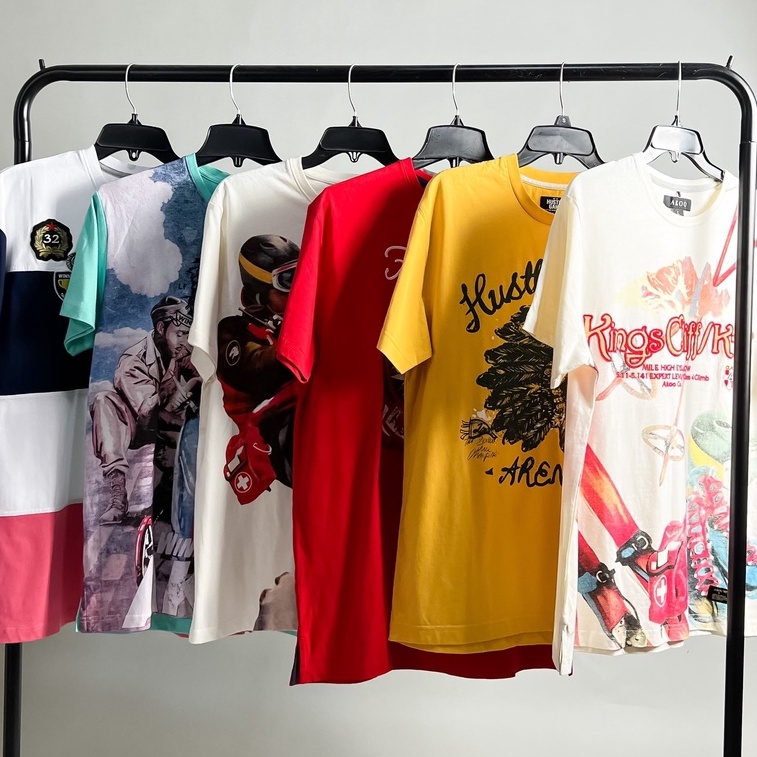 Áo thun Hustle Gang- Thổ dân- Đỏ