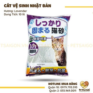 CÁT VỆ SINH NHẬT BẢN CHO MÈO - 10L