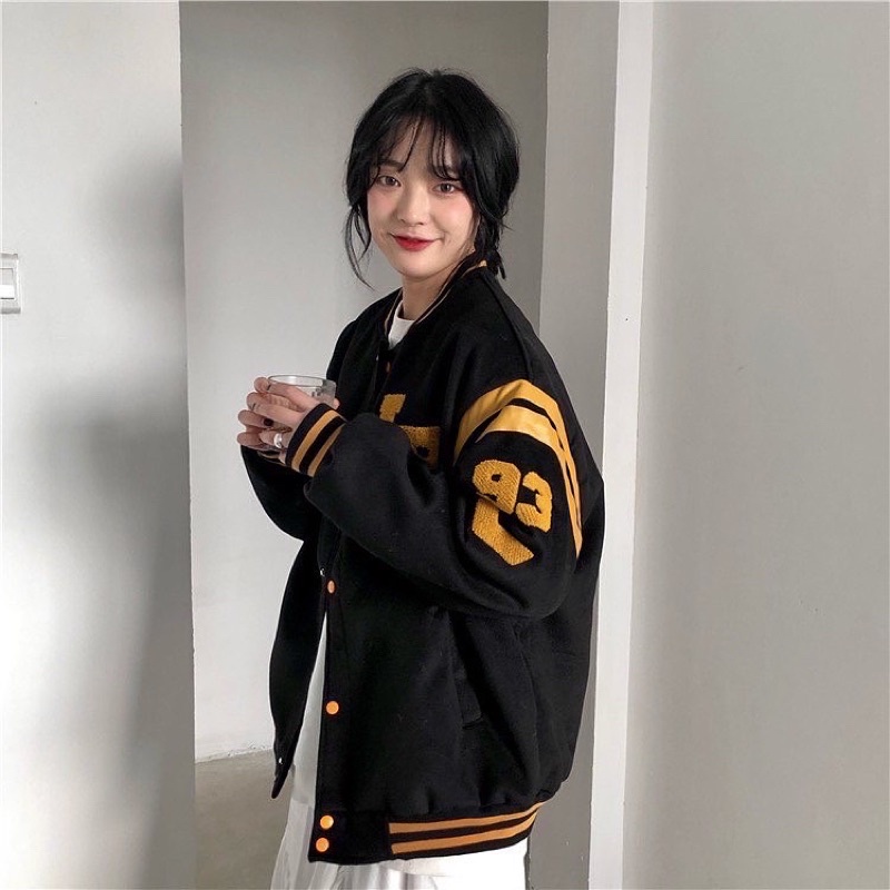 Áo khoác bomber LB nỉ chần bông
