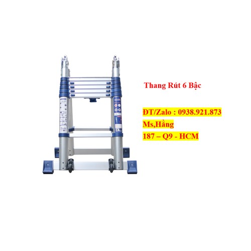 Thang Nhôm Rút Đôi Chữ A 6 Bậc NK-44AI-PRI