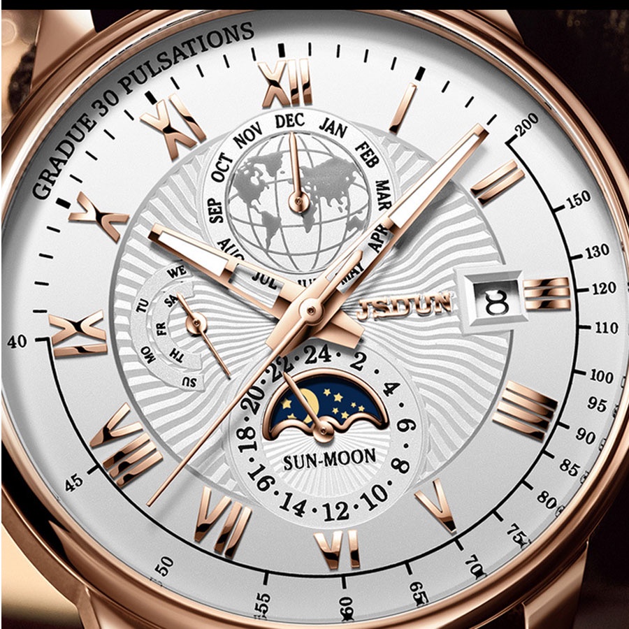 Đồng hồ nam chính hãng olevs, đồng hồ hàng hiệu, sang trọng