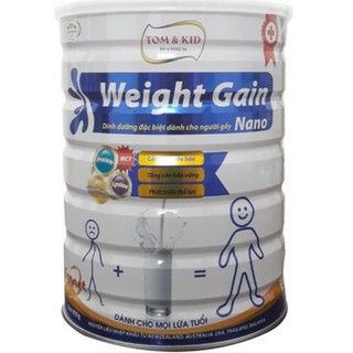 Sữa y tế - Weight Gaine Nano [900gr/hộp] Dinh dưỡng đặc biệt dành cho người gầy (HSD T7.2023)