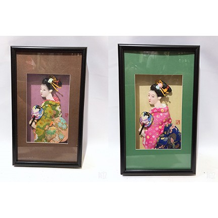 Tranh cô gái kimono 33x20cm