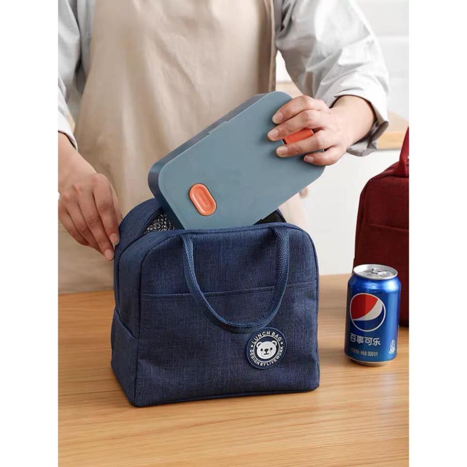 Túi giữ nhiệt văn phòng công sở, túi giữ nhiệt mẹ bỉm sữa LUNCH BAG