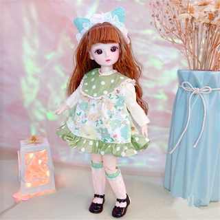 Set đồ chơi búp bê 28cm toàn diện kèm váy xinh xắn tỷ lệ 1 / 6