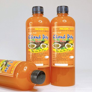550ml nước cốt chanh dây | nutfarm đà lạt | siro chanh dây | đặc sản đà lạt