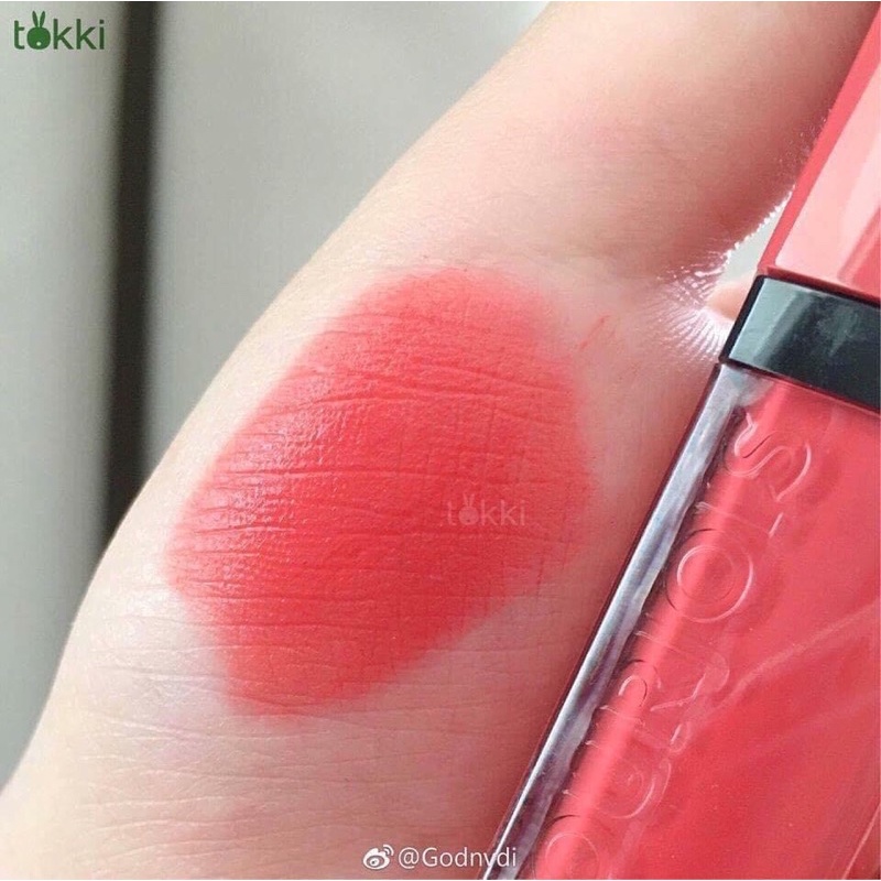 Son BJ bourjois velvet 04 cam Hồng đào