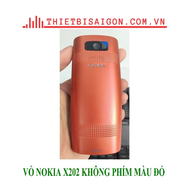 VỎ NOKIA X2 02 KHÔNG PHÍM MÀU ĐỎ