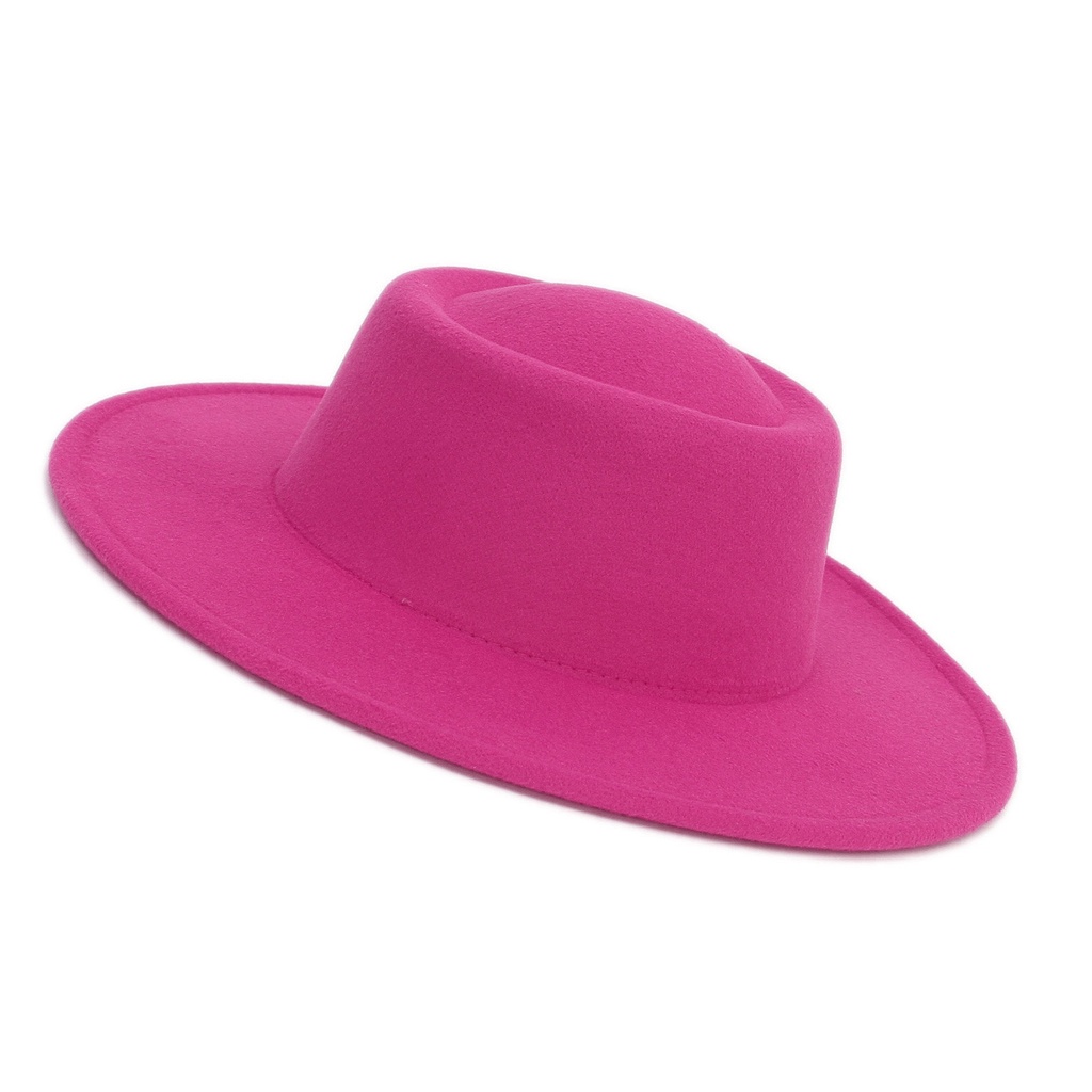 Nón Vành Tròn Màu Trơn Thời Trang Cho Nữ