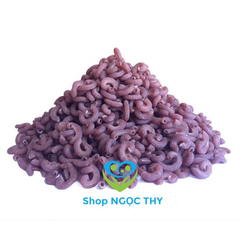 Nui ngũ sắc từ rau củ gồm chùm ngây / khoai lang tím/lứt đỏ/ ngũ sắc gói 500g