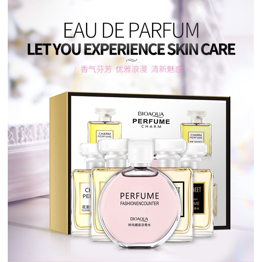 SET nước hoa siêu thơm lưu hương 24 tiếng Bioaqua 3 chai (Nội địa Trung) | Thế Giới Skin Care