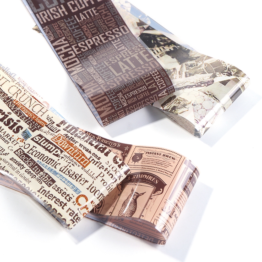 Bộ 10 miếng dán 3D trang trí móng nghệ thuật