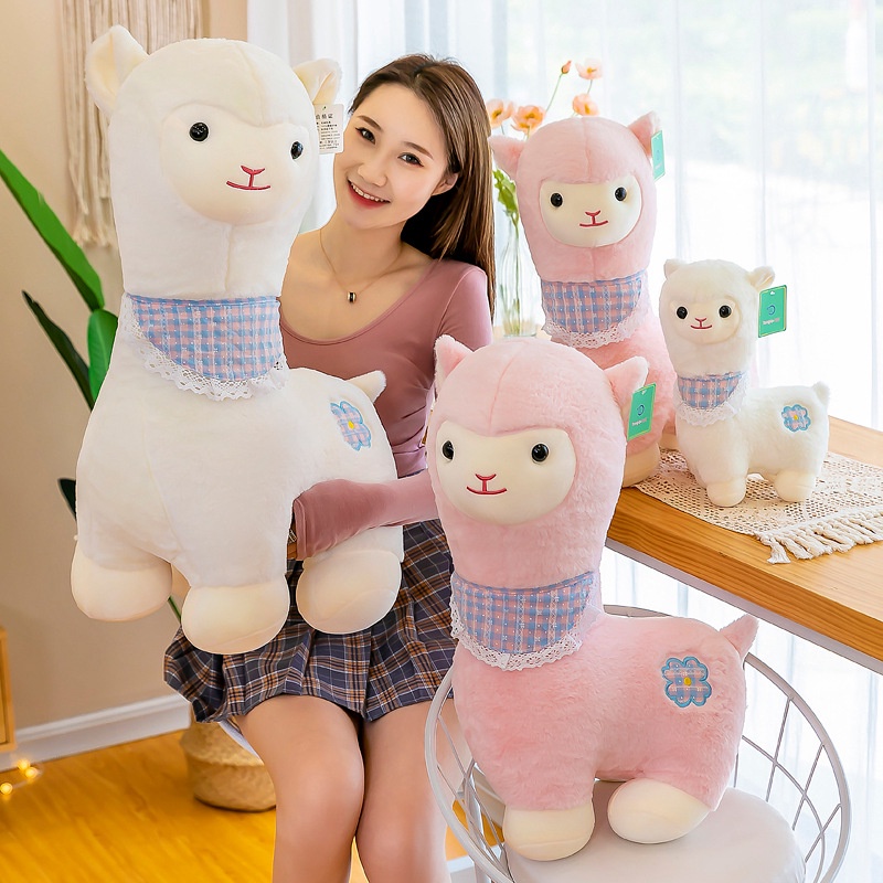 Đồ chơi nhồi bông Hình Lạc Đà Dễ Thương Phong Cách Nhật Bản