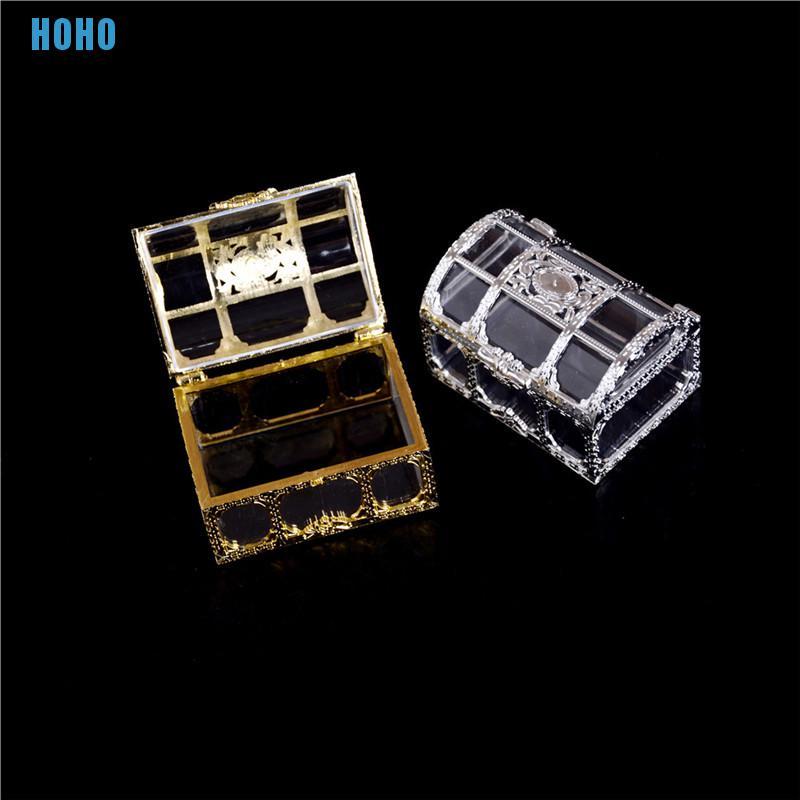 Hộp Đựng Kẹo Mini Bằng Nhựa Hình Rương Kho Báu Thú Vị