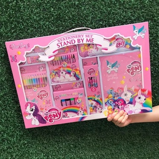 Bộ dụng cụ học tập kết hợp màu vẽ 9 món dành cho bé