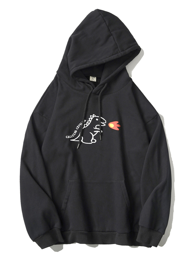 Áo hoodie dáng rộng phối túi kangaroo dành cho cặp đôi | BigBuy360 - bigbuy360.vn