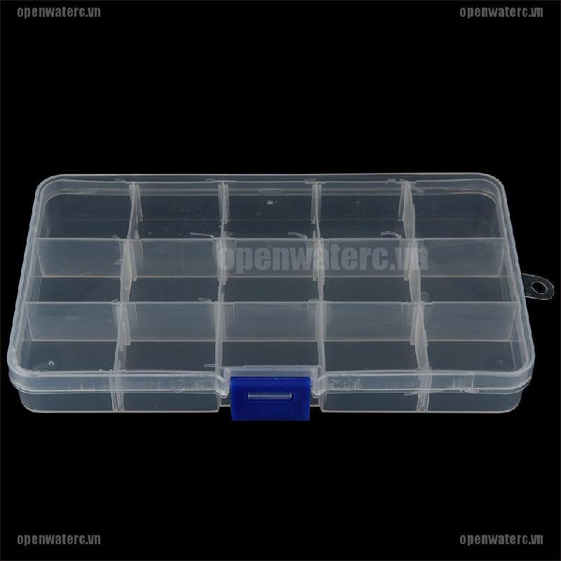 Hộp Đựng Mồi Câu Cá 15 Ngăn Tiện Dụng
