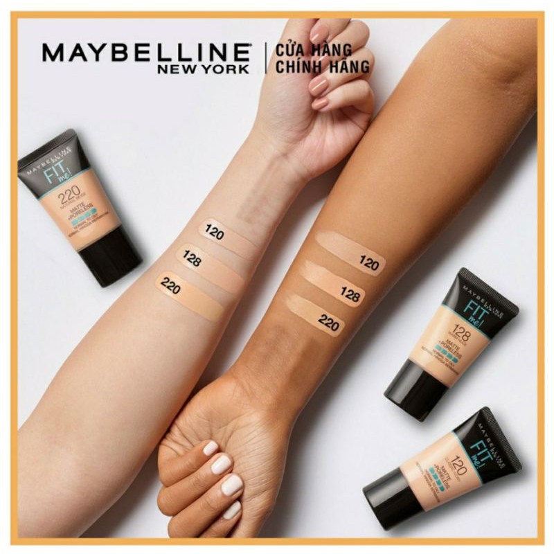 [Mini size 5ml] Kem Nền Fit Me Mịn Lì Nhẹ Kiềm Dầu Fit Me Maybelline New | BigBuy360 - bigbuy360.vn