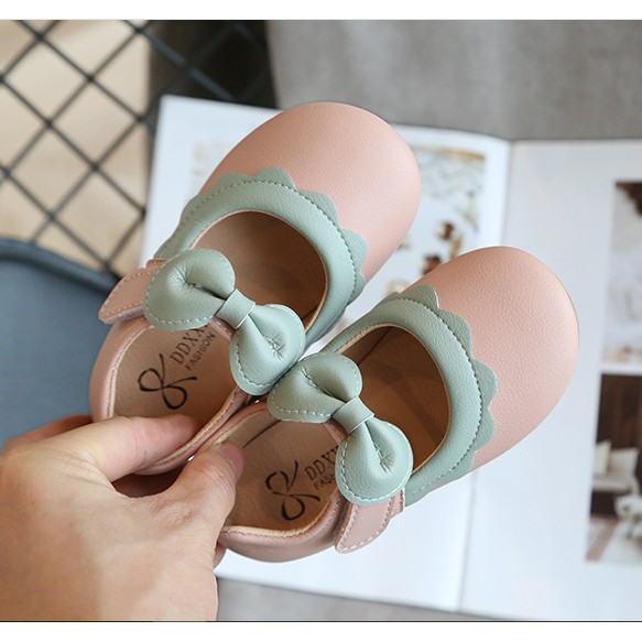 Giày búp bê cho bé gái trẻ em cực xinh dễ thương chất liệu da mềm