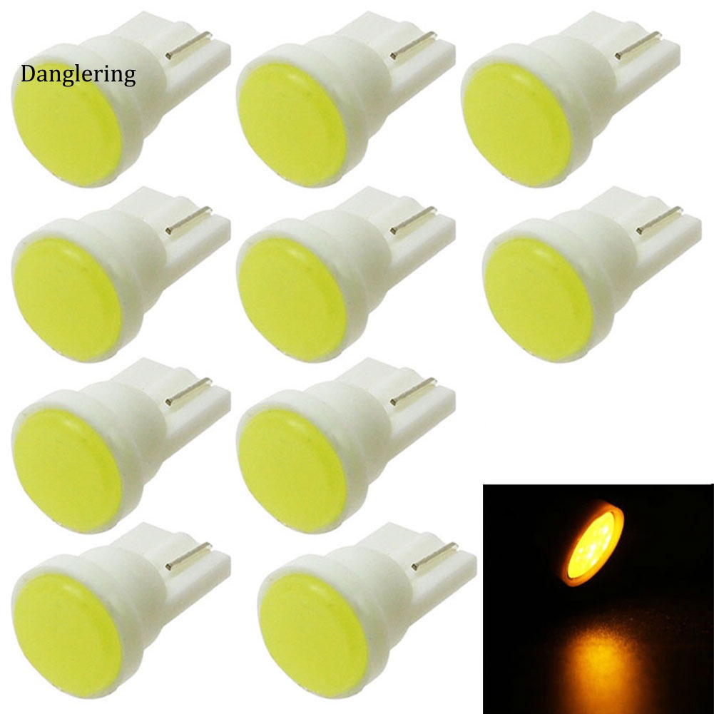 Bộ 10 Đèn Led 12v T10 W5W Gắn Cửa Xe Hơi