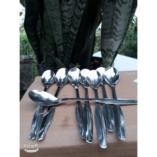 Bộ 10 muỗng cafe inox 430 dài 18cm