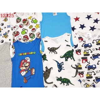 Set 3 áo ba lỗ bé trai