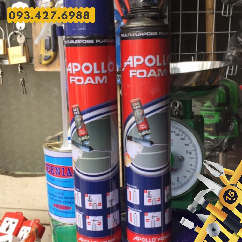 Keo Bọt Nở Apolo Foam Siêu Dính - 750ml ⚜️ Hàng Chính Hãng