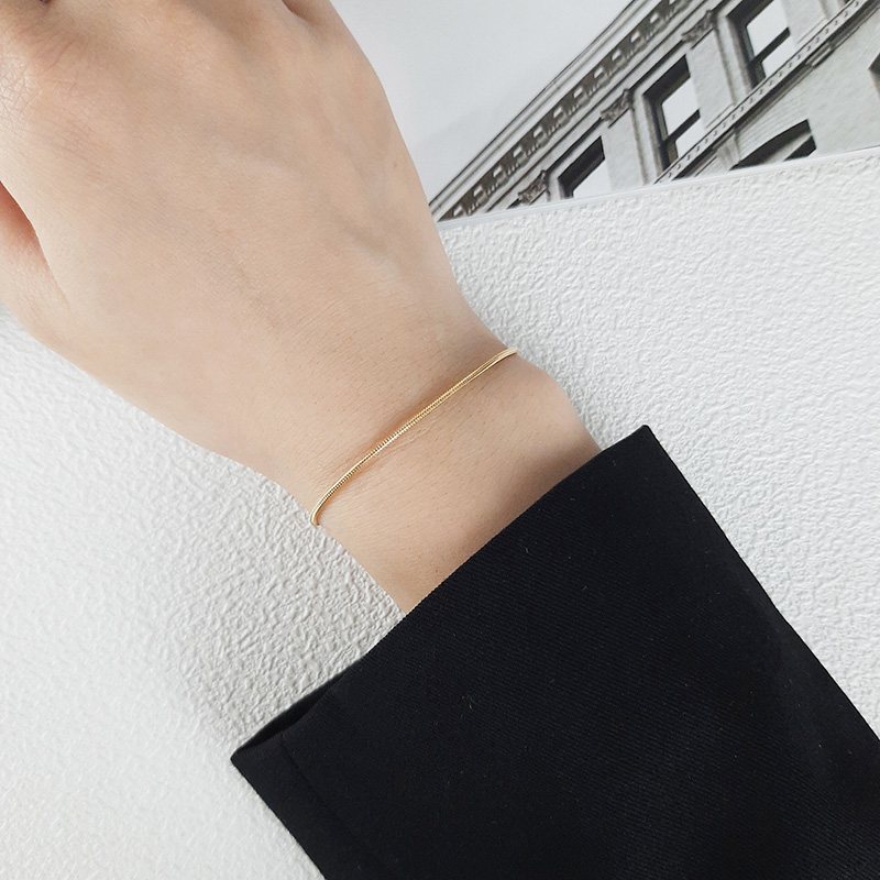 Vnox Vòng tay dạng mắt xích 1.2mm quý phái dành cho phái đẹp