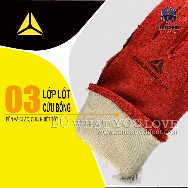 Găng Tay Hàn Cơ Khí DeltaPlus 205515