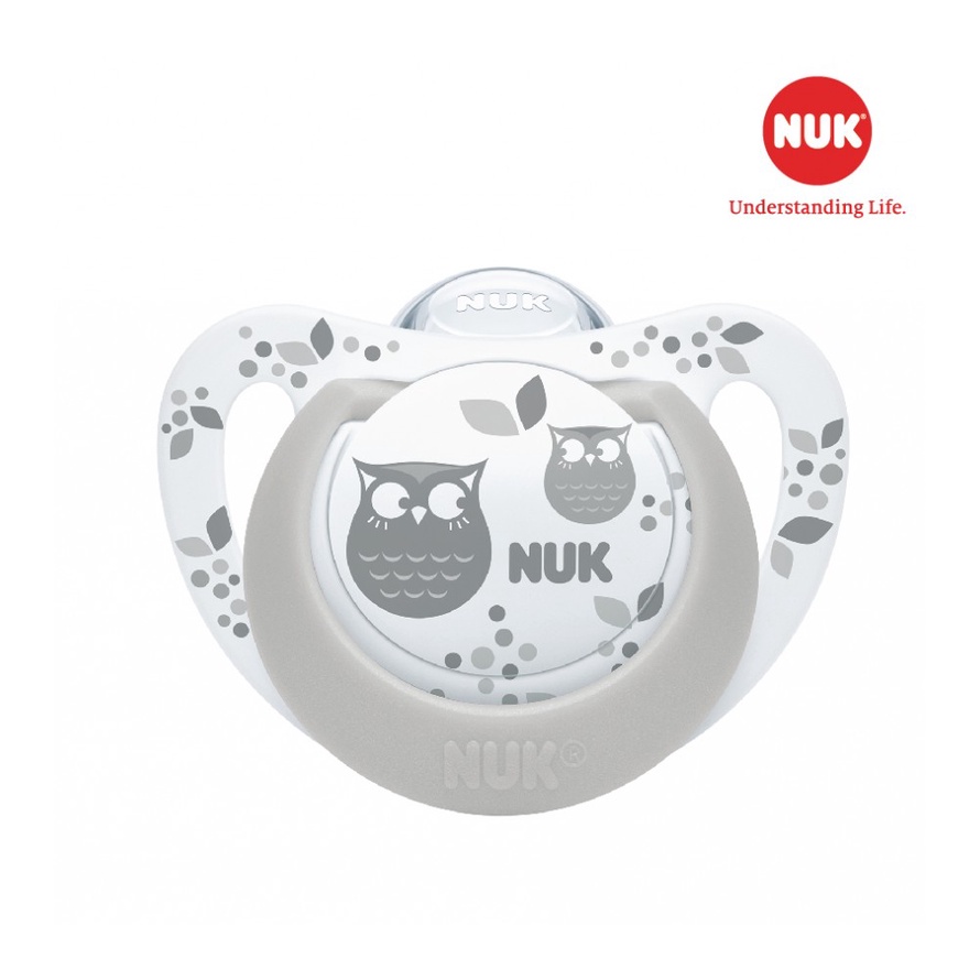 Bộ 2 Ti Giả NUK Genius Thế Hệ Mới Cải Tiến 100% Silicon Siêu Nhẹ