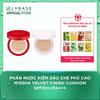 bons Phấn Nước Mỏng Mịn, Che Phủ Tốt, Lâu Trôi Missha Velvet Finish Cushion SPF50+ PA+++ 15g