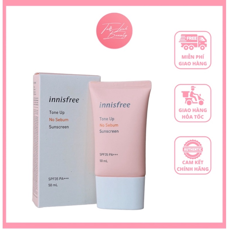 [Hot] KEM CHỐNG NẮNG INNISFREE KIỀM DẦU TONE UP NO SEBUM SUNSCREEN