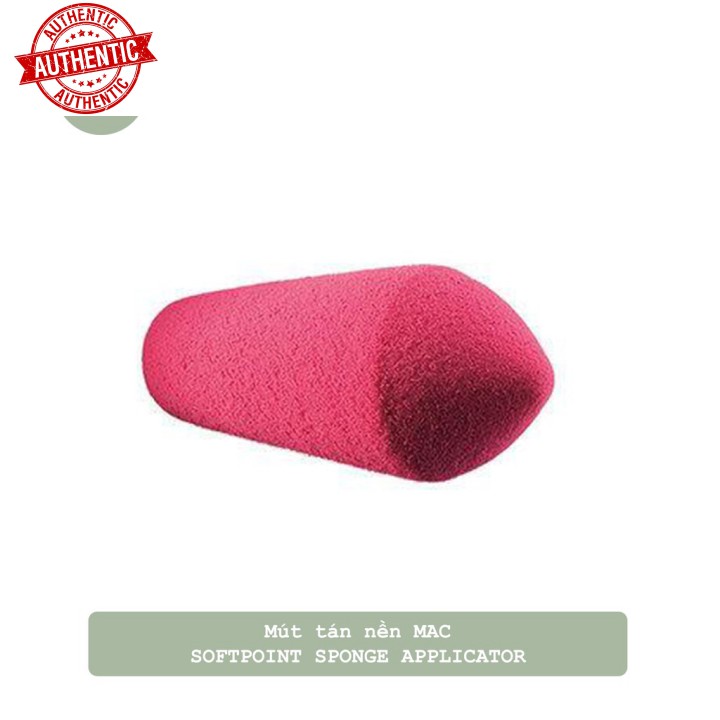 [Mã giảm giá mỹ phẩm chính hãng] Mút tán nền MAC SOFTPOINT SPONGE APPLICATOR Bunny Beauty hàng đủ Bill