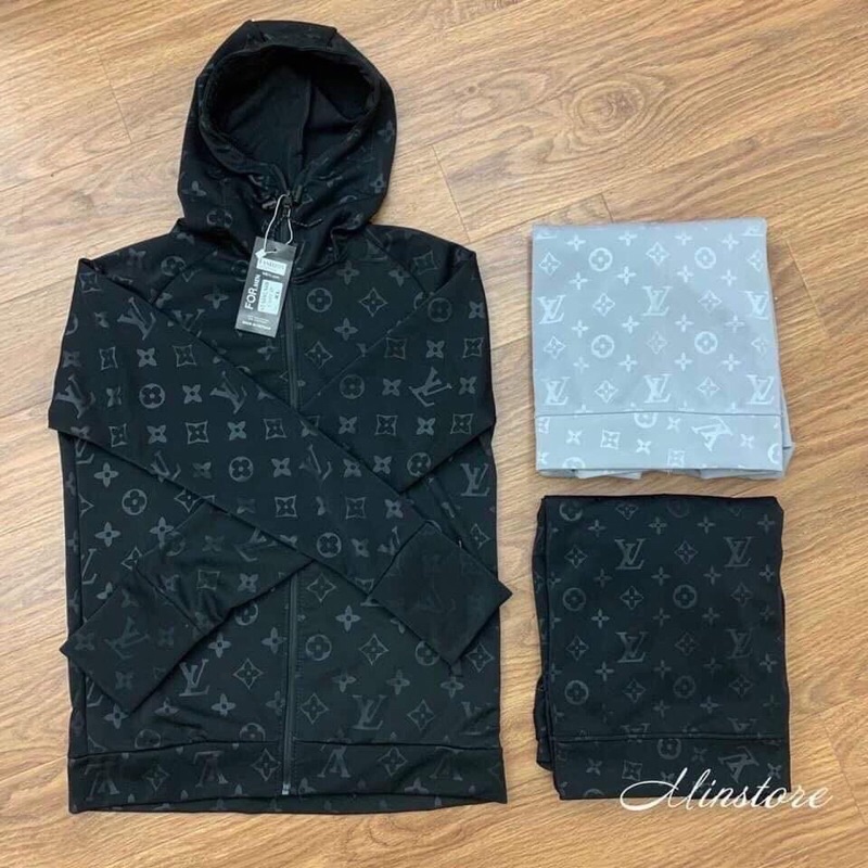 Áo Chống Nắng Nam Nữ LV Dập Vân Thông Hơi Co Giãn Chống Nắng Chống Tia UV